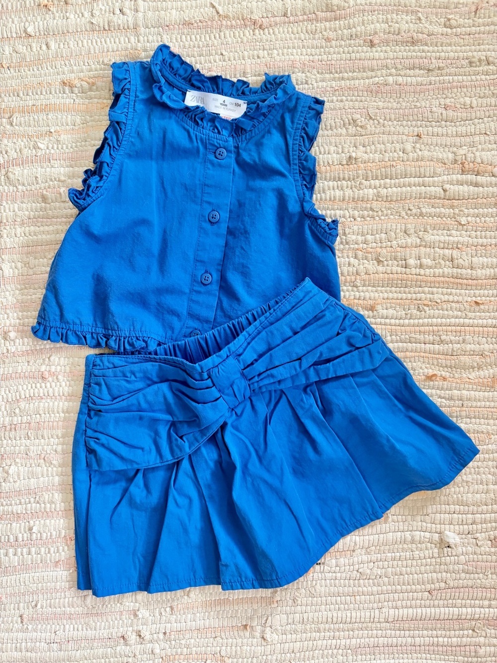 Zara Blue Skort Set